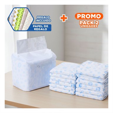 PACK2 BANDA PROTECTORA DESECHABLE PARA MAYOR LIMPIEZA PERRO MACHO TALLA L VERDE Y+PAPEL REGALO - 1