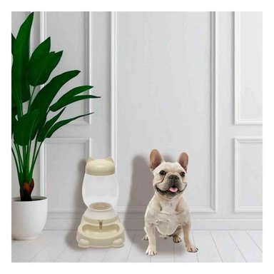 PACK12 FUENTE LIGERA BEIGE CON BIDON AUTOMATICO Y GATO PARA MEJOR COMODIDAD Y+REGALO STICKER - 3