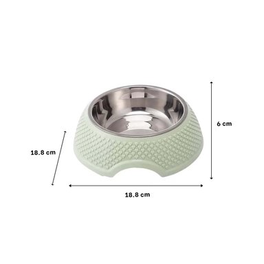 PACK2 PLATO DESMONTABLE DE ACERO VERDE PASTEL CON CORAZONES EN RELIEVE FACIL Y+REGALO STICKER - 4