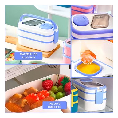 PACK6 BOTE MODULAR CON SEPARADORES 2 PISOS LILA Y BLANCO PARA COCINA ORGANIZADA Y+PAPEL REGALO - 3