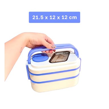 PACK6 BOTE MODULAR CON SEPARADORES 2 PISOS LILA Y BLANCO PARA COCINA ORGANIZADA Y+PAPEL REGALO - 4