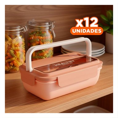 PACK12 ORGANIZADORES VERSATILES PARA MANTENER ORDEN 1100ML Y CUBIERTOS MELON - 1