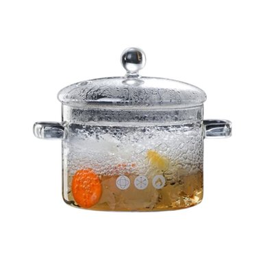 PACK6 MARMITA PARA COCINA DIARIA Y PLATOS CASEROS TRANSPARENTE 1500 ML Y+REGALO STICKER - 2