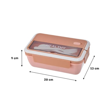 PACK2 CONSERVADOR PARA MANTENER ALIMENTOS FRESCOS 1100ML Y CUBIERTOS MELON - 4