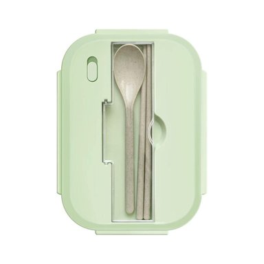 PACK4 UNIDAD REUTILIZABLE DE VIDRIO INCLUYE CUBIERTOS VERDE Y+PAPEL REGALO - 3