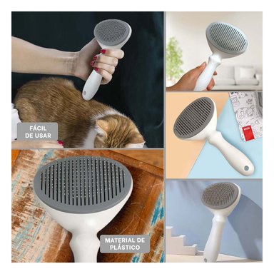 DISPOSITIVO REMOVEDOR DE PELUSA PLOMO Y BLANCO PARA SOFA Y PRENDAS Y+LIGAS REGALO - 5