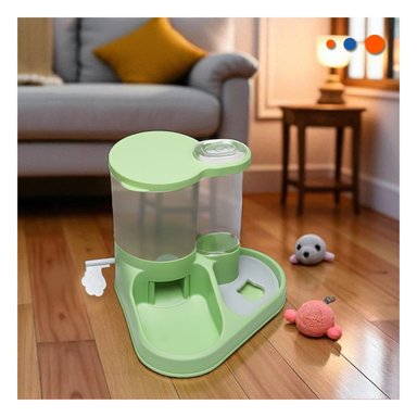 KIT DE ALIMENTACION Y BEBEDERO PARA MASCOTA CON LLAVE SEGURO Y+POST IT - 2