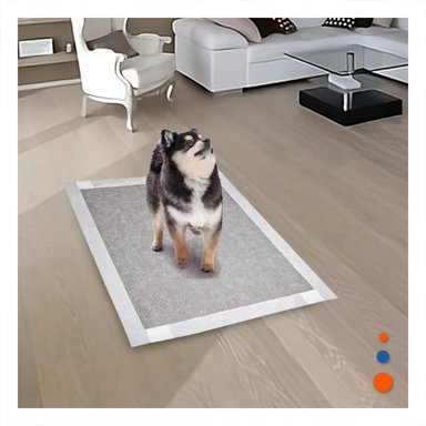 TOALLA ENTRENADORA CANINA 60X60 CM TALLA L PACK 40 NEGRO Y+PAPEL REGALO - 5