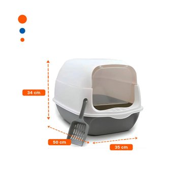 PACK2 BANDEJA SANITARIA ABIERTA PARA LIMPIEZA Y CAMBIO DE ARENA VERDE LIMÓN Y+PAPEL REGALO - 4