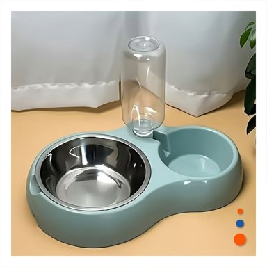PACK2 OPCION PARA MASCOTA 2 EN 1 CON OREJITAS PARA CASA CELESTE Y+PAPEL REGALO - 2