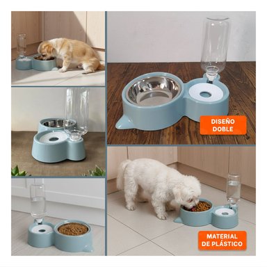 PACK2 OPCION PARA MASCOTA 2 EN 1 CON OREJITAS PARA CASA CELESTE Y+PAPEL REGALO - 3