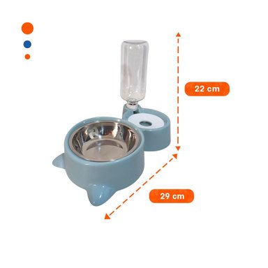 PACK2 OPCION PARA MASCOTA 2 EN 1 CON OREJITAS PARA CASA CELESTE Y+PAPEL REGALO - 4