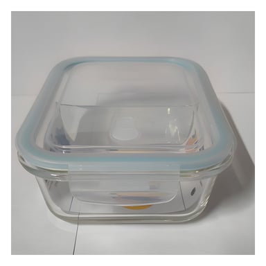 PACK4 ENVASE VIDRIO 2 DIVISIONES LINEA CELESTE 1040ML Y+REGALO STICKER - 5