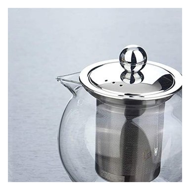 INFUSOR DE COCINA CIRCULAR TRANSPARENTE 800ML EN BOROSILICATO Y ACERO Y+POST IT - 3