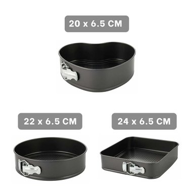PACK2 MOLDES DESMONTABLES COLOR PLATEADO CON 3 FORMAS Y MEDIDAS EQUILIBRADAS Y+REGALO STICKER - 4