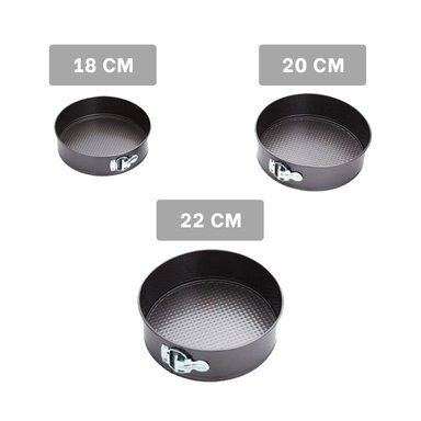 SET PARA PASTELES EN COLOR PLATEADO CON 3 CIRCULOS Y MEDIDAS COMODAS - 4