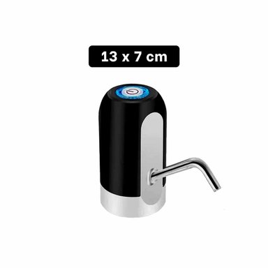 PACK2 DISPENSADOR DE COLOR NEGRO ELECTRICO PARA AGUA CON CARGA RECARGABLE - 4