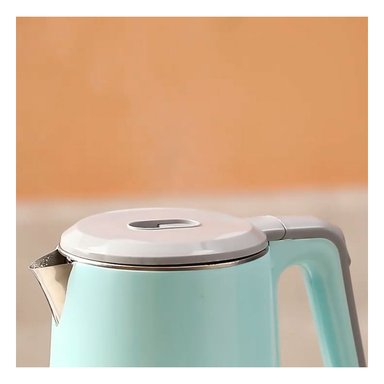 JARRO ELECTRICO COMPACTO CON DISEÑO IDEAL PARA COCINA PEQUEÑA 2,3L CELESTE Y+REGALO STICKER - 5