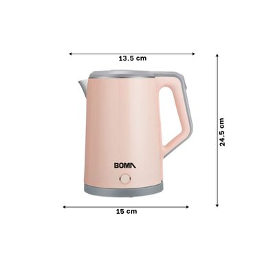 PACK2 JARRO ELECTRICO MODERNO PARA COCINA SEGURA 2,3L MELON Y+REGALO STICKER - 4
