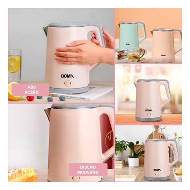 KETTLE PORTATIL CON SISTEMA DE APAGADO AUTOMATICO Y LUZ INDICADORA 2,3L MELON - 5