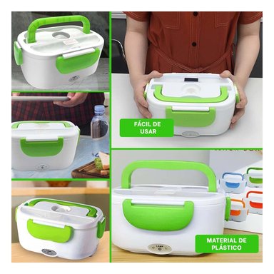 PACK6 UNIDAD COMPACTA Y EFICIENTE PARA PLATOS PREPARADOS VERDE Y+PAPEL REGALO - 3