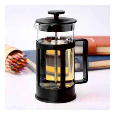PREPARADOR MULTIFUNCIONAL PRENSA FRANCESA COMPACTO NEGRO 600ML Y+REGALO STICKER - 2