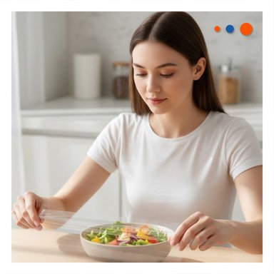 PACK2 RECUBRIMIENTO PLASTICO PARA ALIMENTOS 20M X 30CM TRANSPARENTE Y+REGALO STICKER - 3
