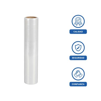 PACK2 RECUBRIMIENTO PLASTICO PARA ALIMENTOS 20M X 30CM TRANSPARENTE Y+REGALO STICKER - 5