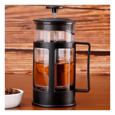PACK2 INFUSOR MULTIFUNCIONAL PARA CAFE Y TE CON BASE Y TAPA NEGRO 600ML Y+REGALO STICKER - 3