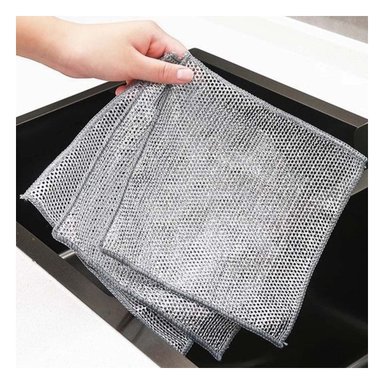 PACK4 RETAZOS COMPACTOS REUTILIZABLES PARA SUPERFICIES 10 PZS 20X20CM PLOMO - 5