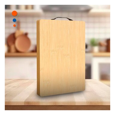 PACK12 BASE PARA COCINA MOSTAZA 35X27X2CM CON MANGO COMODO - 2