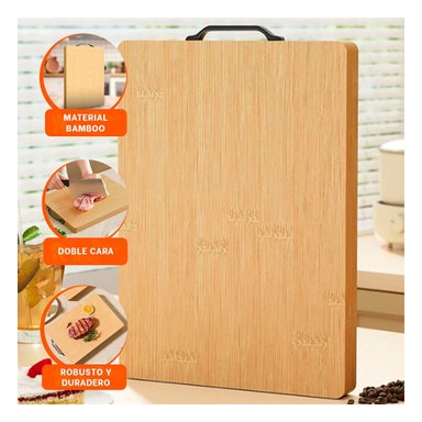 PACK12 BASE PARA COCINA MOSTAZA 35X27X2CM CON MANGO COMODO - 3