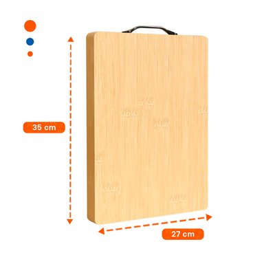PACK12 BASE PARA COCINA MOSTAZA 35X27X2CM CON MANGO COMODO - 4