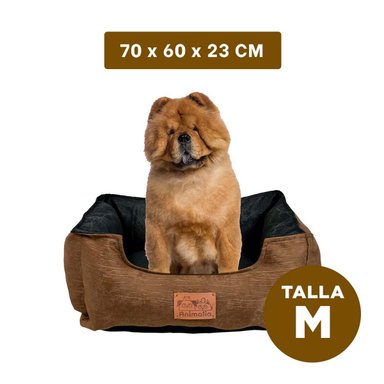 ESTRUCTURA ACOLCHADA PARA PERRO TALLA M MARRON CENTRO NEGRO - 4
