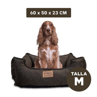 UNIDAD DE DESCANSO PARA PERRO TALLA M MARRON COMPLETO Y+REGALO STICKER - 4