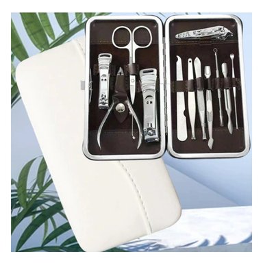 PACK2 EQUIPO PRACTICO PARA CUIDADO DE MANOS Y PIES 12 PIEZAS BLANCO - 3
