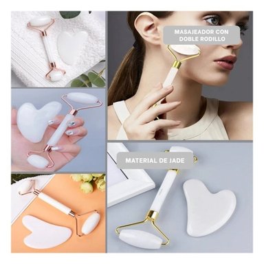 PACK2 DISPOSITIVO DE JADE SET DE 2 BLANCO PARA REJUVENECER Y LUMINOSIDAD Y+PAPEL REGALO - 3