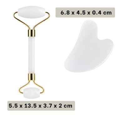 PACK2 DISPOSITIVO DE JADE SET DE 2 BLANCO PARA REJUVENECER Y LUMINOSIDAD Y+PAPEL REGALO - 4