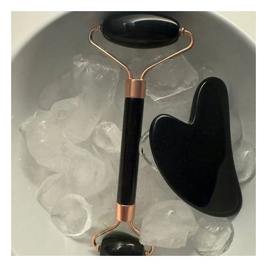 PACK4 EXTRACTOR FACIAL SET DE 2 DE JADE NEGRO PARA CUIDADO Y RELAJACION DEL ROSTRO - 5