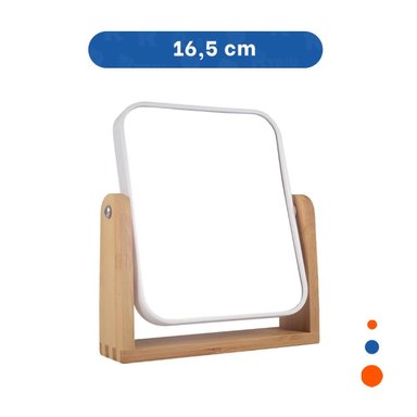 CRISTAL RECTANGULAR DOBLE TRANSPARENTE 16,5CM BASE MADERA Y+PAPEL REGALO - 4