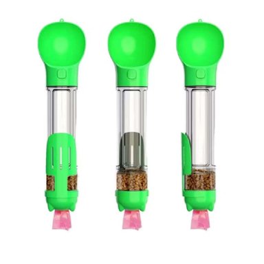 CONTENEDOR DE VIAJE 4 EN 1 VERDE GRANDE CON MUCHA GUIA PARA SU RUTINA Y+REGALO STICKER - 3