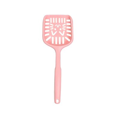 HERRAMIENTA PARA LIMPIEZA DE ARENA CARA DE GATO ROSADO PASTEL Y+REGALO STICKER - 3