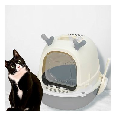 PACK2 CAJA GRANDE PARA GATO RENO 2 EN 1 CON PALA HOGAR Y+REGALO STICKER - 5