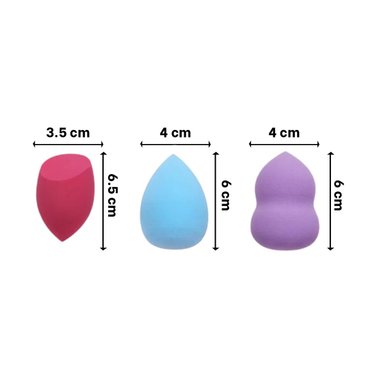 APLICADOR MANUAL MULTICOLOR PARA MAQUILLAJE CON 7 PIEZAS SEGURO Y DURADERO Y+PAPEL REGALO - 4