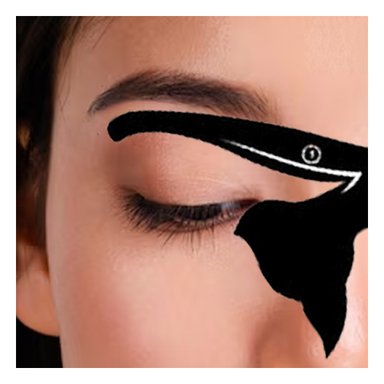 PACK6 COMPLEMENTO NEGRO PARA DELINEADO DE OJOS PRACTICO Y SEGURO Y+REGALO STICKER - 3