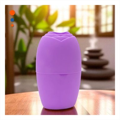 PACK2 CAJON PARA RODILLO FACIAL LILA PEQUENO Y MODERNO PARA GUARDAR ACCESORIOS Y+REGALO STICKER - 5