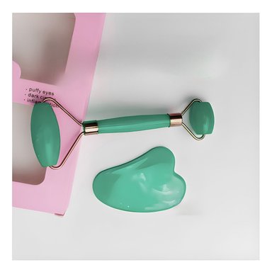 PACK4 KIT FACIAL SET DE 2 VERDE AGUA DE PLASTICO FACIL DE USAR Y MANTENER LIMPIO Y+PAPEL REGALO - 2