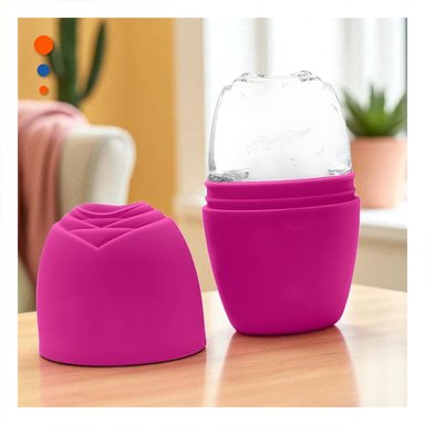 PACK4 EXPOSITOR PARA RODILLO FACIAL FUCSIA ELEGANTE Y MODERNO PARA MASAJES - 2