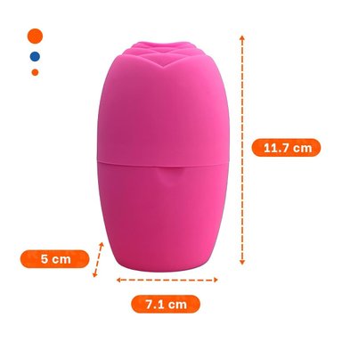 PACK4 EXPOSITOR PARA RODILLO FACIAL FUCSIA ELEGANTE Y MODERNO PARA MASAJES - 4