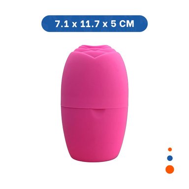 PACK6 PORTA RODILLO FACIAL FUCSIA ELEGANTE Y COMPACTO PARA MASAJES DIARIOS Y+REGALO STICKER - 4